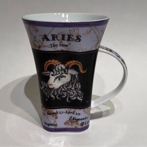 Handcrafted Takoussis Moschato Zodiac Aries Mug Kallitechnica Ceramica Greece
